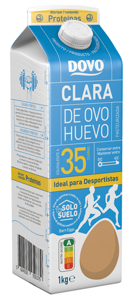 Claras de ovo DOVO solo