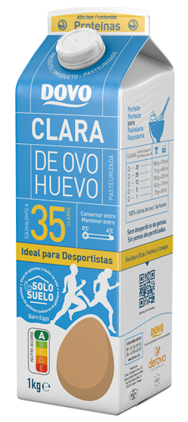 Claras de ovo DOVO solo