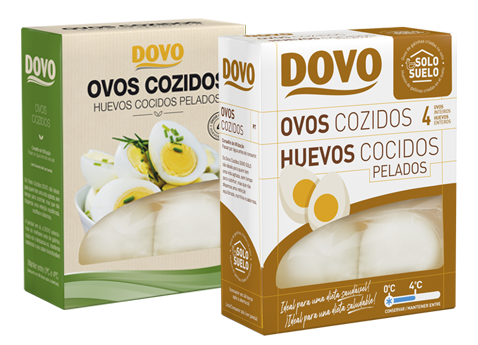 Ovos Cozidos sem casca Dovo